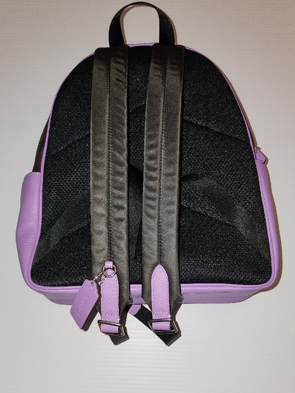 Coach Court Signature Canvas Mini Backpack in Lavender and Brown. E2321-6671. - Picture 15 of 16